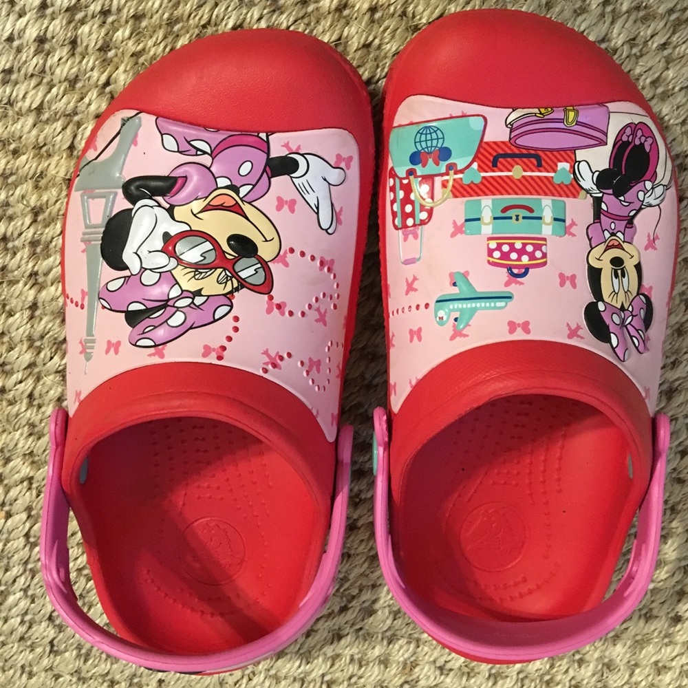 Girls Minnie Mouse Crocs